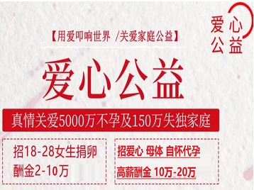 汶川捐卵助孕生子 爱心志愿者招募